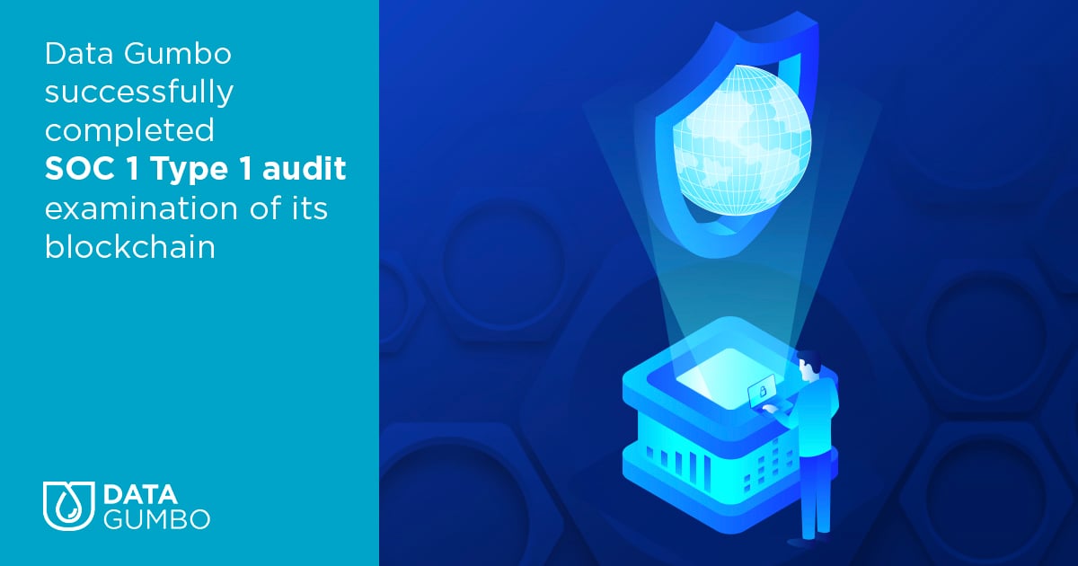 Data Gumbo completed the SOC Type 1 audit examination of smart contract blockchain network 